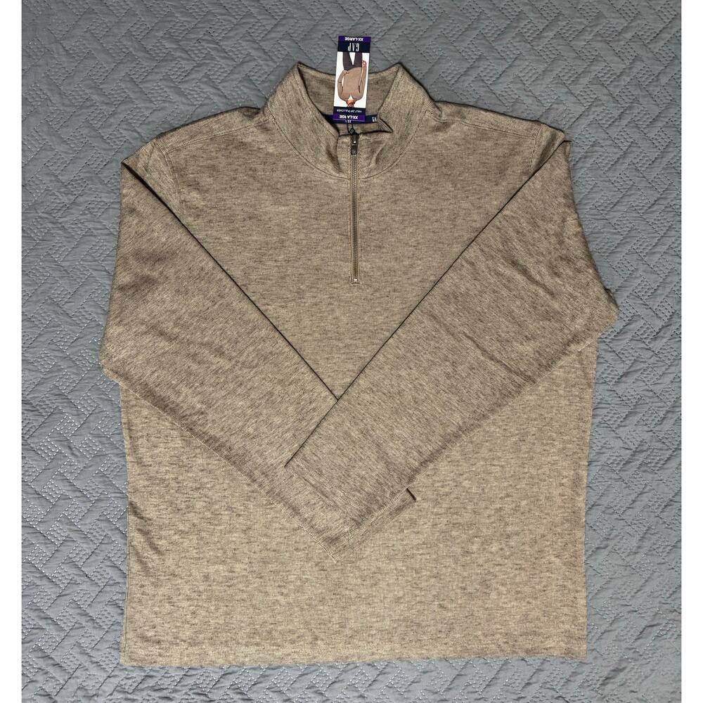 Men’s GAP Long Sleeve Brown Half Zip Pullover